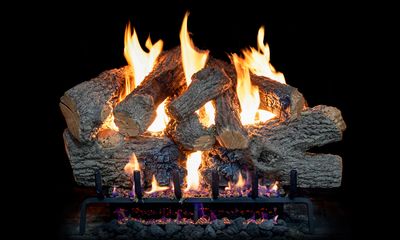 RH Peterson: G31 Series Charred Royal English Oak Logs - 36" - primary view