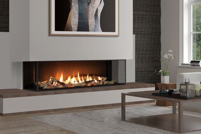 Urbana: U70 Screened Bay Fireplace - primary view