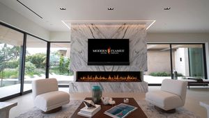 Modern Flames: Orion 120" Multi-Sided Fireplace