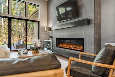 Modern Flames: 56" Landscape Pro Slim Built-In - primary view