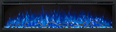 Modern Flames: 60" Spectrum Slimline Wall Mount/Recessed Fireplace - primary view