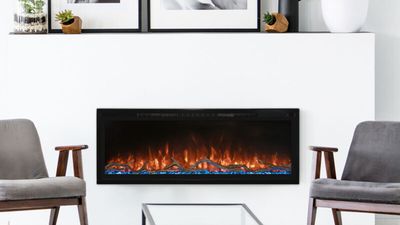 Modern Flames: 50" Spectrum Slimline Wall Mount/Recessed Fireplace - primary view