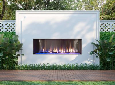 Flare: Vent-Free Front Facing 60 Outdoor Fireplace - primary view