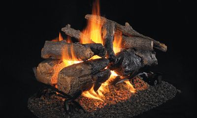 RH Peterson: Charred American Oak See-Thru Logs - 18/20" - primary view