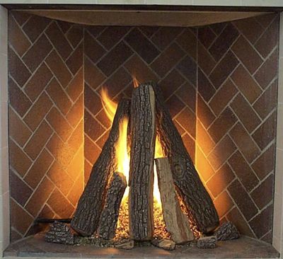 Rasmussen: Rumford Tipi RF-T Tall Vertically Stacked Logs 30in - primary view