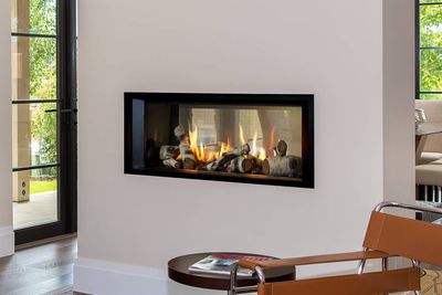 Valor: L1 See-Through Fireplace - primary view