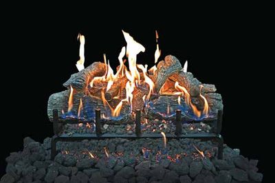 Grand Canyon: Lava Burner Front View GlowFire - 24-inch Logs - primary view